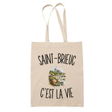 Tote Bag Beige Saint-Brieuc c’est la vie