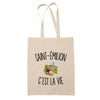 Tote Bag Beige Saint-Émilion c’est la vie