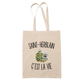 Tote Bag Beige Saint-Herblain c’est la vie
