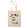 Tote Bag Beige Saint-Martin c’est la vie