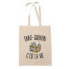 Tote Bag Beige Saint-Quentin c’est la vie