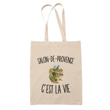 Tote Bag Beige Salon-de-Provence c’est la vie