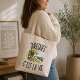 Tote Bag Beige Suresnes c’est la vie