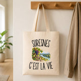 Tote Bag Beige Suresnes c’est la vie