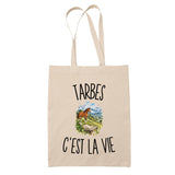 Tote Bag Beige Tarbes c’est la vie