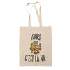 Tote Bag Beige Tours c’est la vie