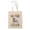Tote Bag Beige Val-d’Isère c’est la vie
