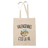 Tote Bag Beige Valenciennes c’est la vie