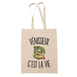 Tote Bag Beige Vénissieux c’est la vie