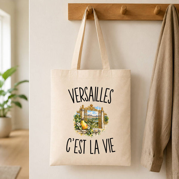 Tote Bag Beige Versailles c’est la vie