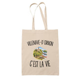 Tote Bag Beige Villenave-d’Ornon c’est la vie