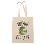 Tote Bag Beige Villepinte c’est la vie