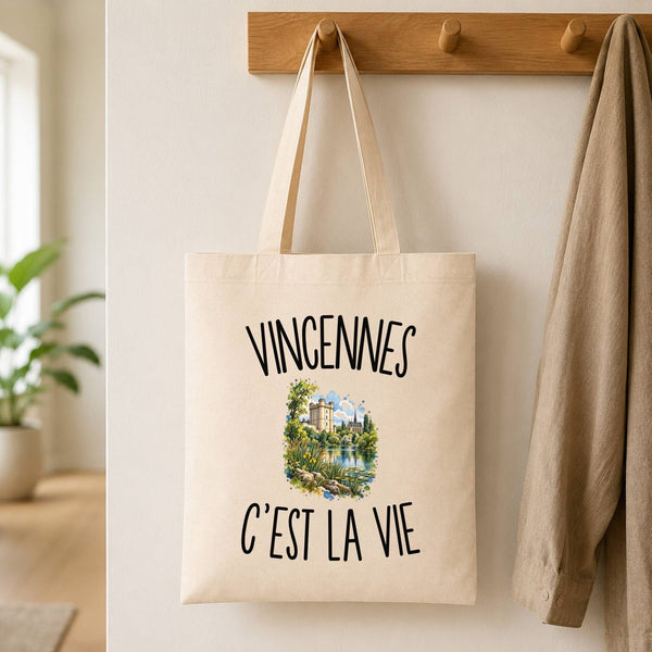 Tote Bag Beige Vincennes c’est la vie