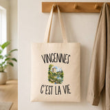 Tote Bag Beige Vincennes c’est la vie