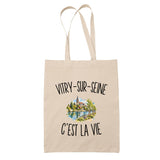 Tote Bag Beige Vitry-sur-Seine c’est la vie