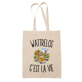 Tote Bag Beige Wattrelos c’est la vie