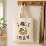 Tote Bag Beige Wattrelos c’est la vie