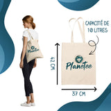 Tote Bag personnalisable Prénom / Métier a pris sa retraite - Planetee