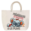 Sac Fête des Mères Mamie Famille Idée Cadeau anniversaire Noël Travail Boulot Métier Départ Retraite Collègue Femme cabas shopping plage