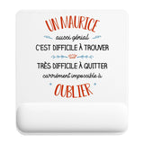 Tapis de souris ergonomique avec repose-poignet, accessoire bureau pour femme et homme, fête des pères, cadeau pas cher, idée cadeau fête des mères, secret santa, départ à la retraite, télétravail et gaming