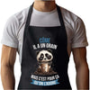 Cadeau Cuisinier cuisinière mère maman papa père mamie papi Vêtement Blouse de protection Barbecue Jardinage Tablier de Travail Tâches ménagères 