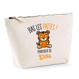 Trousse pochette de rangement maquillage Fête des Mères Mamie Famille Idée Cadeau anniversaire Noël Travail Boulot Métier Départ Retraite Collègue Femme