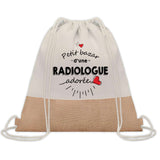 Sac Fête des Mères Mamie Maman Cadeau anniversaire Noël Travail Métier Départ Retraite Collègue Femme cabas shopping plage
