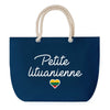 Sac de plage Bleu anse corde Petite Lituanienne