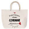 Sac Fête des Mères Mamie Famille Idée Cadeau anniversaire Noël Travail Boulot Métier Départ Retraite Collègue Femme cabas shopping plage