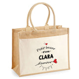 Sac Fête des Mères Mamie MAman Soeur Femme Famille Idée Cadeau anniversaire Noël Travail Boulot Métier Départ Retraite Collègue Femme cabas shopping plage