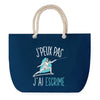 Sac de plage Bleu anse corde J'peux Pas Escrime