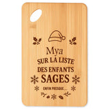 Planche à découper cadeau Noël famille amis papa maman mamie papi, idée cadeau apéro et cuisine, Secret Santa