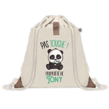 Sac à dos avec pochette Tony Pas Touche Panda