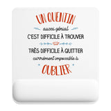 Tapis de souris ergonomique avec repose-poignet, accessoire bureau pour femme et homme, fête des pères, cadeau pas cher, idée cadeau fête des mères, secret santa, départ à la retraite, télétravail et gaming