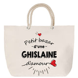 Sac Fête des Mères Mamie Famille Idée Cadeau anniversaire Noël Travail Boulot Métier Départ Retraite Collègue Femme cabas shopping plage