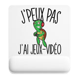 Tapis de souris ergonomique avec repose-poignet, accessoire bureau pour femme et homme, fête des pères, cadeau pas cher, idée cadeau fête des mères, secret santa, départ à la retraite, télétravail et gaming