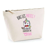 Trousse pochette de rangement maquillage Fête des Mères Mamie Famille Idée Cadeau anniversaire Noël Travail Boulot Métier Départ Retraite Collègue Femme