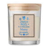 Bougie Joyeux noël à la meilleure Mamy Noël