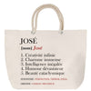 Sac Fête des Mères Mamie Famille Idée Cadeau anniversaire Noël Travail Boulot Métier Départ Retraite Collègue Femme cabas shopping plage