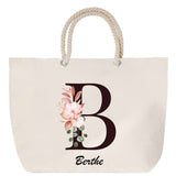 Sac Fête des Mères Mamie Famille Idée Cadeau anniversaire Noël Travail Boulot Métier Départ Retraite Collègue Femme cabas shopping plage