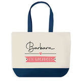 Sac de shopping bleu Barbara en Vacances