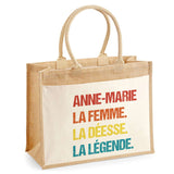 Sac Fête des Mères Mamie MAman Soeur Femme Famille Idée Cadeau anniversaire Noël Travail Boulot Métier Départ Retraite Collègue Femme cabas shopping plage