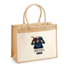 Sac Fête des Mères Mamie Famille Idée Cadeau anniversaire Noël Travail Boulot Métier Départ Retraite Collègue Femme cabas shopping plage
