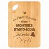 Planche bambou gravée personnalisée femme idée cadeau Fête des Mères apéro 30×20 prénom cuisine plateau fromage anniversaire noel maman mamie