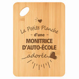 Planche bambou gravée personnalisée femme idée cadeau Fête des Mères apéro 30×20 prénom cuisine plateau fromage anniversaire noel maman mamie