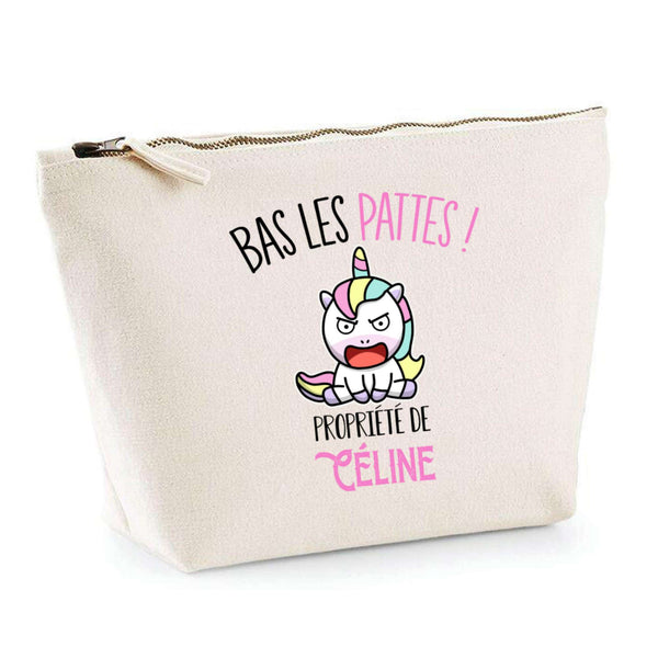 Trousse pochette de rangement maquillage Fête des Mères Mamie Famille Idée Cadeau anniversaire Noël Travail Boulot Métier Départ Retraite Collègue Femme