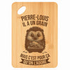 Planche bambou gravée personnalisée homme idée cadeau Fête des Pères apéro 30×20 prénom cuisine plateau fromage anniversaire noel papa papi 