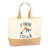 Sac Jute Fête des Mères Fêtes des Pères Mamie Papi Famille Idée Cadeau anniversaire Noël Travail Boulot Métier Départ Retraite Collègue Femme Homme