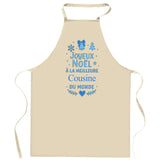 Tablier Joyeux noël à la meilleure Cousine