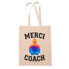 Noël cadeau de départ à la retraite cadeau de fin d'année scolaire idée cadeau cadeau de remerciement anniversaire coach sport sac cabas totebag sac jute